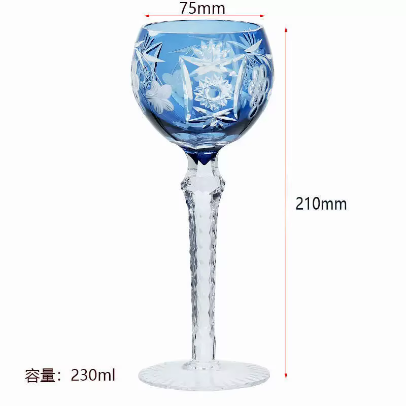 Verres à whisky en cristal sculpté faits à la main au Japon