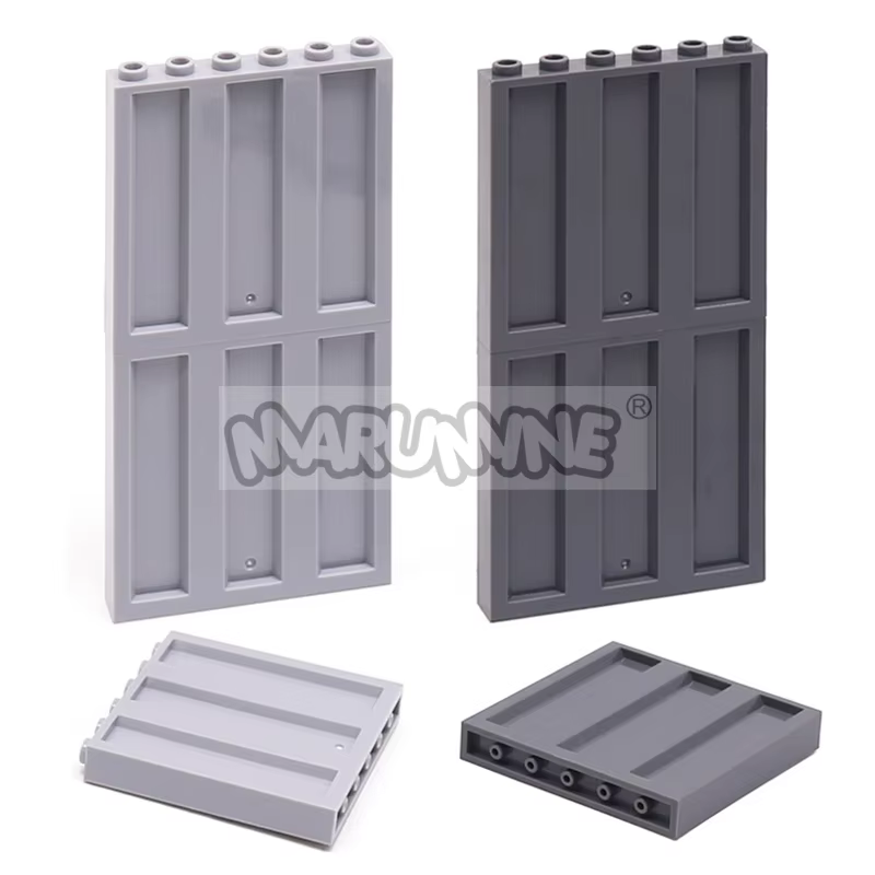 Marumine 30 pièces 23405 panneau 1x6x5 plaque ondulée MOC modèle Kit conteneur voiture piste accessoires briques de construction idée pièces