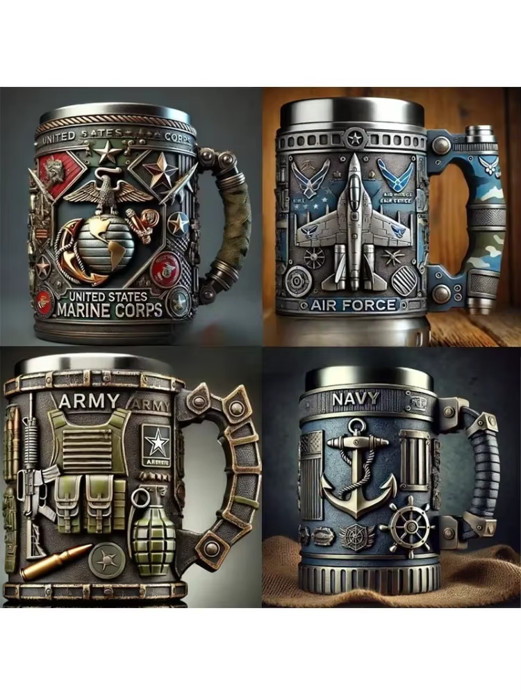 Mug militaire 3D, magnifique mug à café