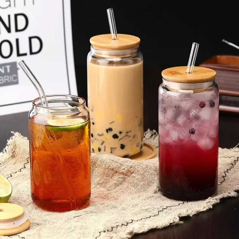 Tasse en verre Transparent de 450ml/550ml