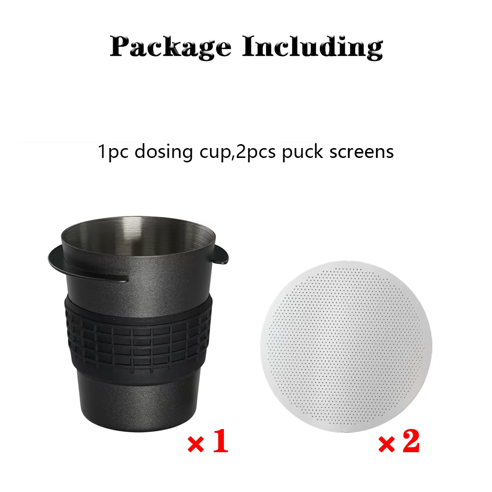 Kit d'écrans de rondelle de tasse de dosage de porte-filtre à café