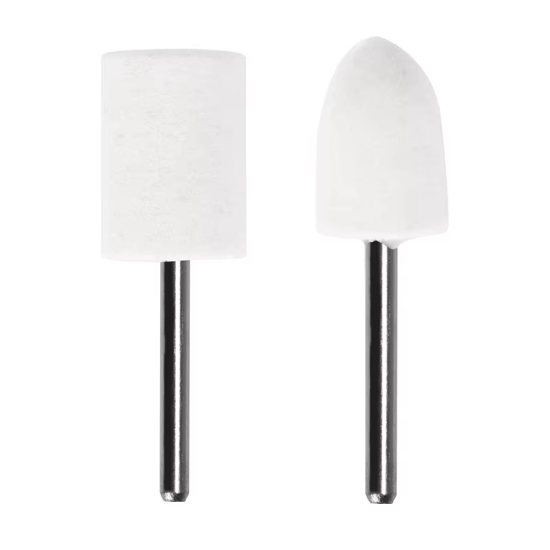 Tête de polissage en laine, roue de polissage en laine avec tige de 3 mm, roue de polissage pour céramique, verre et miroir, tête de polissage, lot de 10 pièces