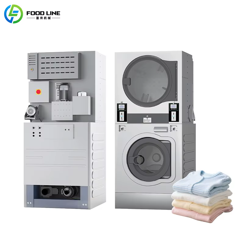 Lave-linge industriel automatique à monnayeur pour laverie libre-service, équipement professionnel personnalisable