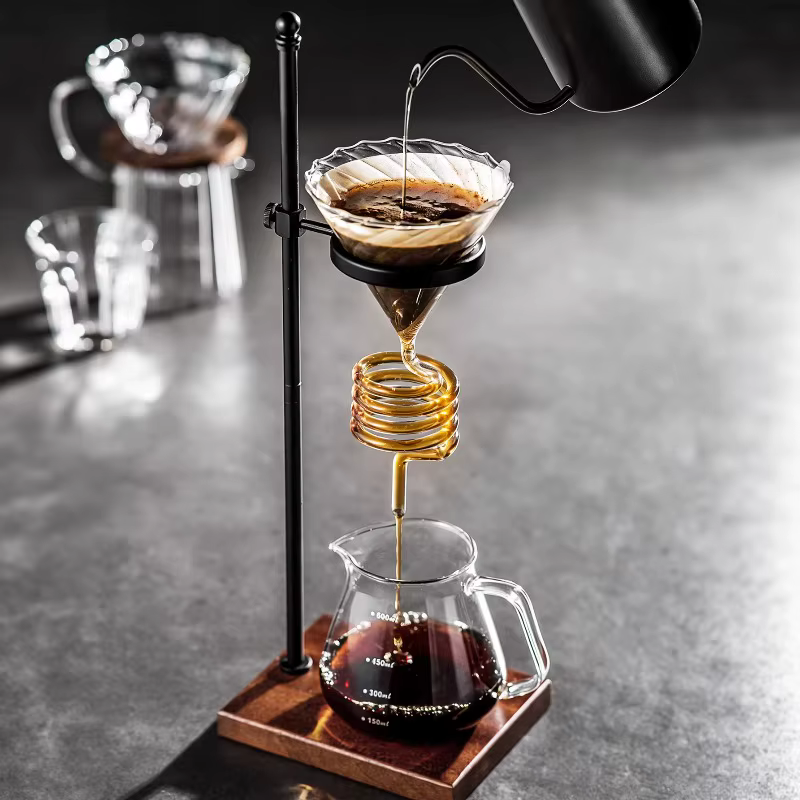 Support de filtration pour café en spirale style INS