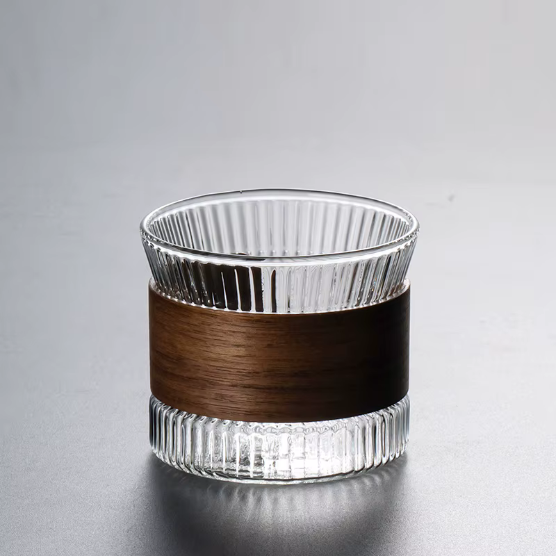 Mug à café en verre de style japonais