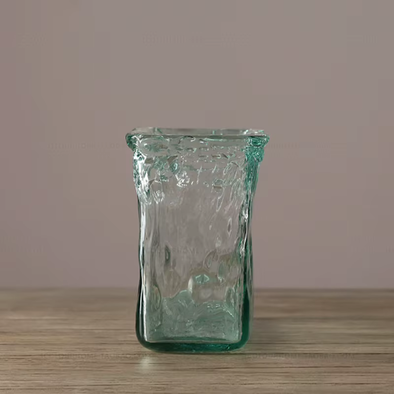 Vase en verre écologique fait à la main