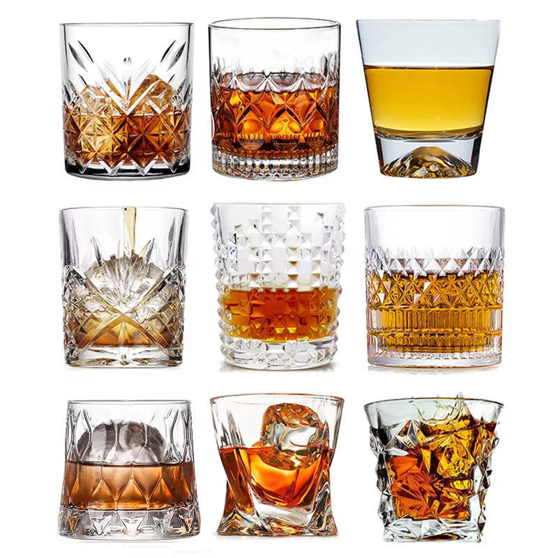 Verre à whisky, gobelets à roches à l'ancienne