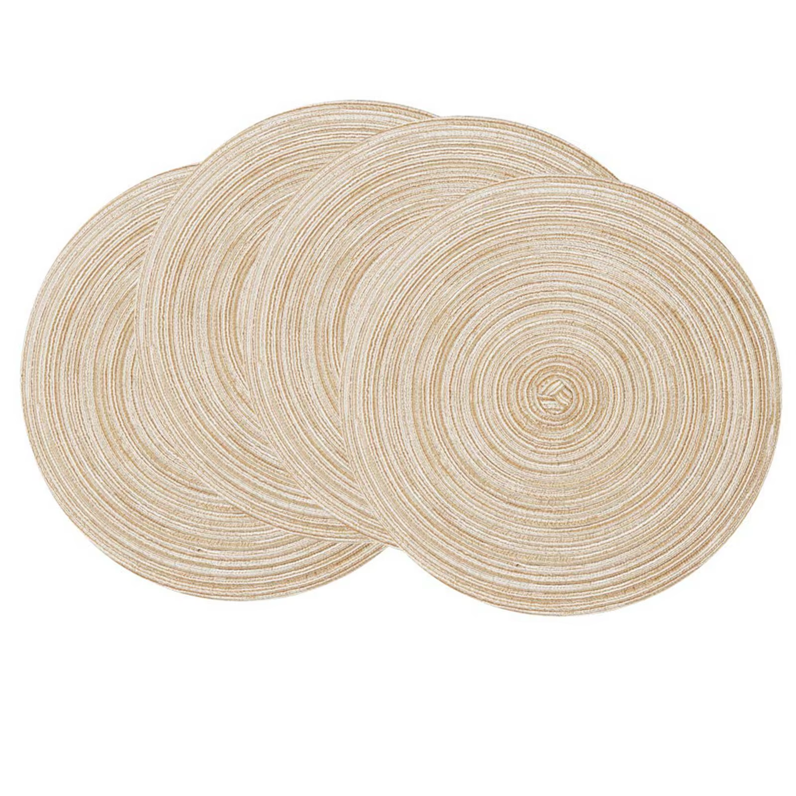 Ensemble de 6 sets de table ronds tressés
