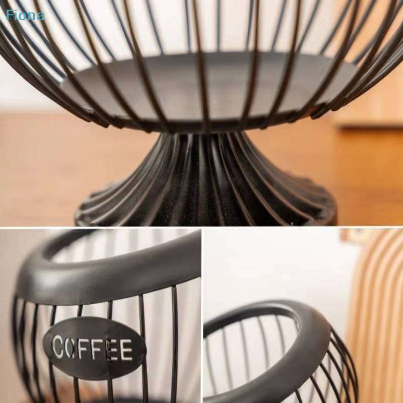 ✔ Porte-capsules à café en fil métallique