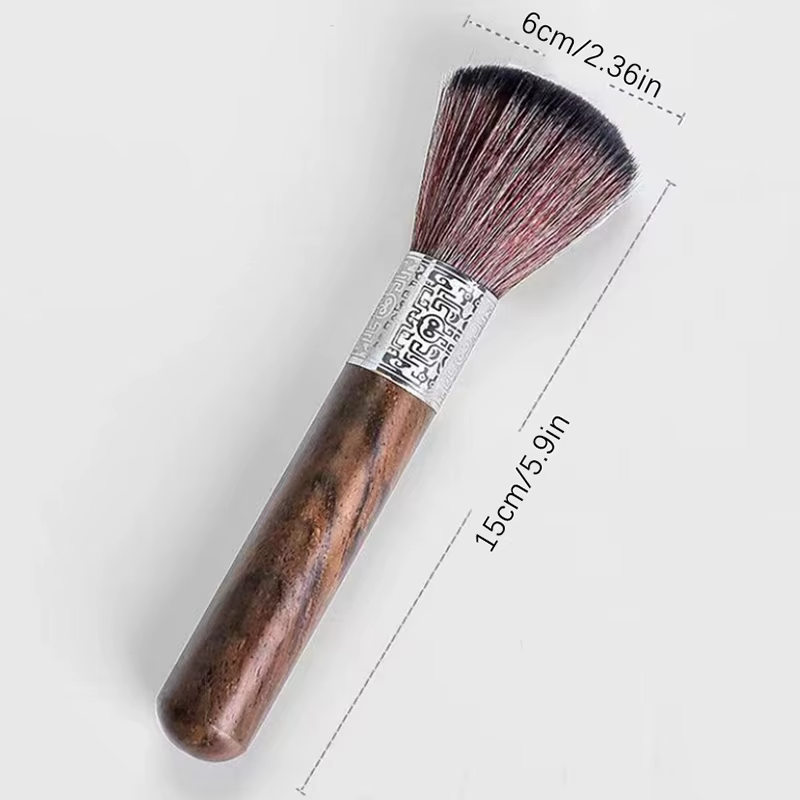Brosse de lavage de poudre de café noir expresso en bois