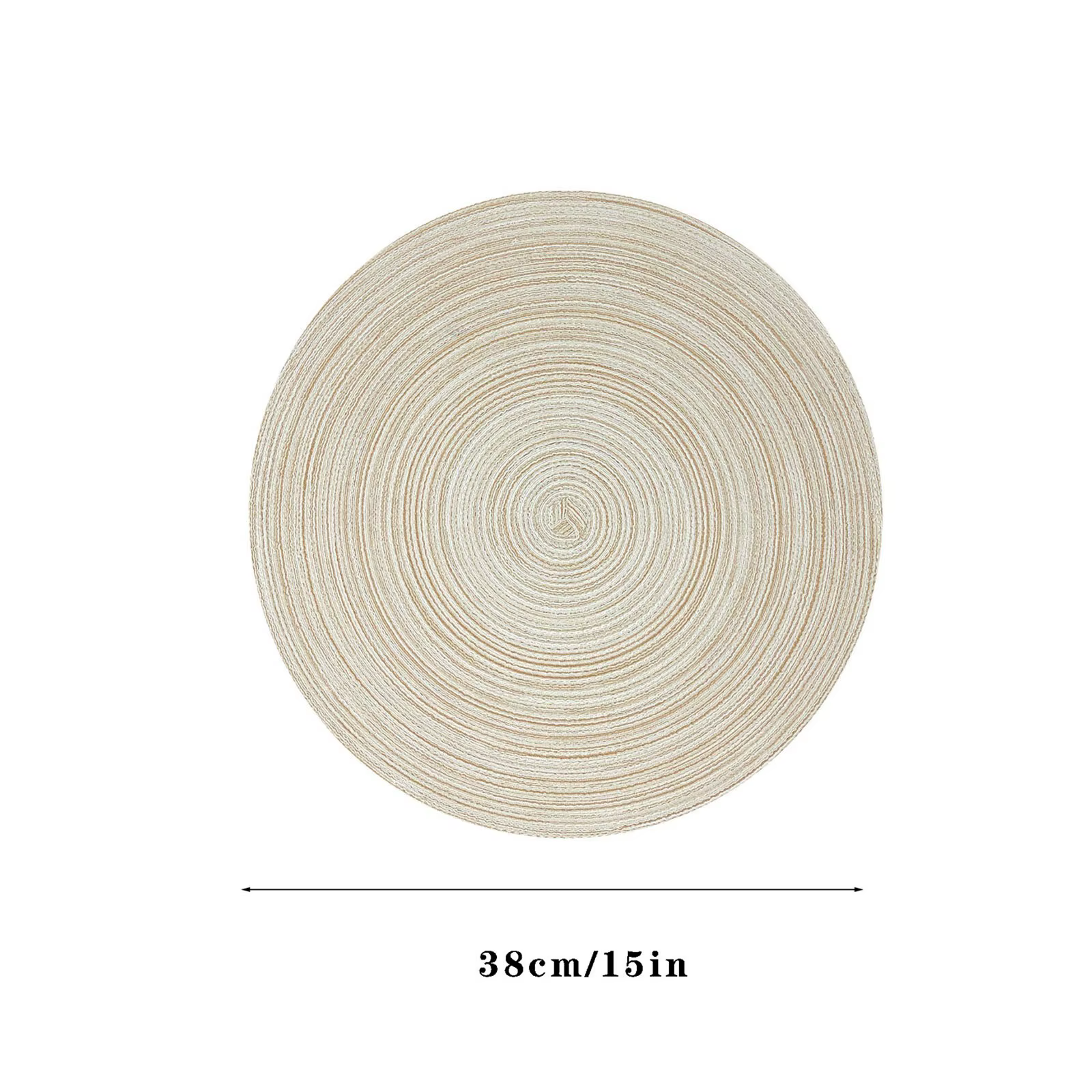 Ensemble de 6 sets de table ronds tressés