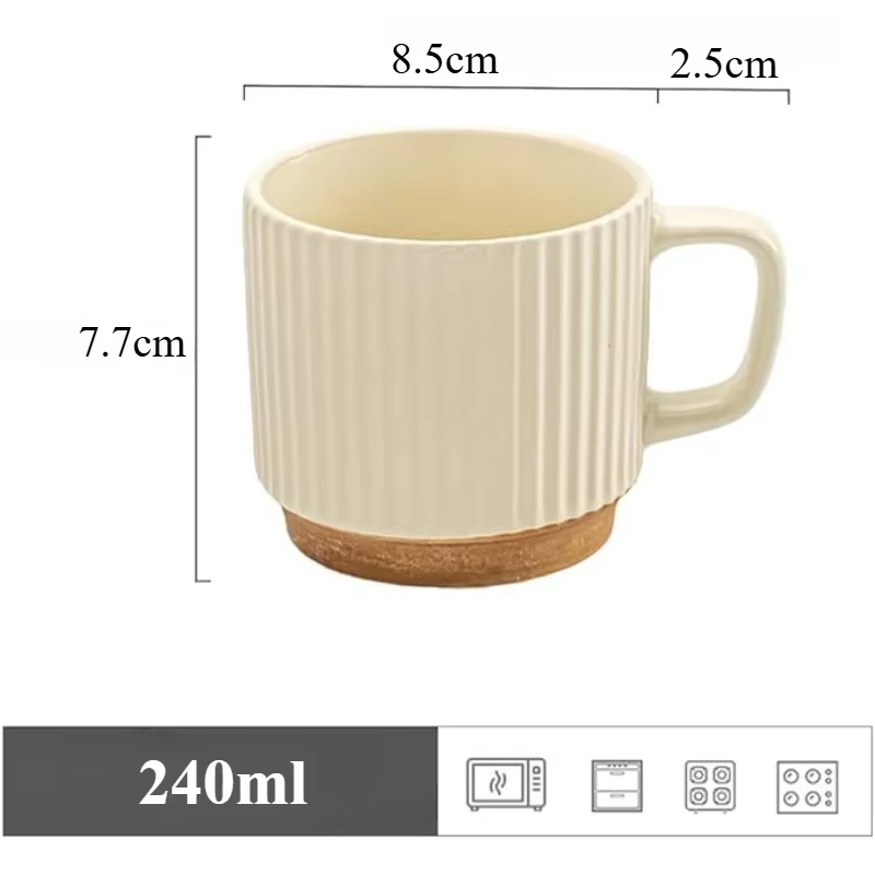 Tasses à café en céramique universelles