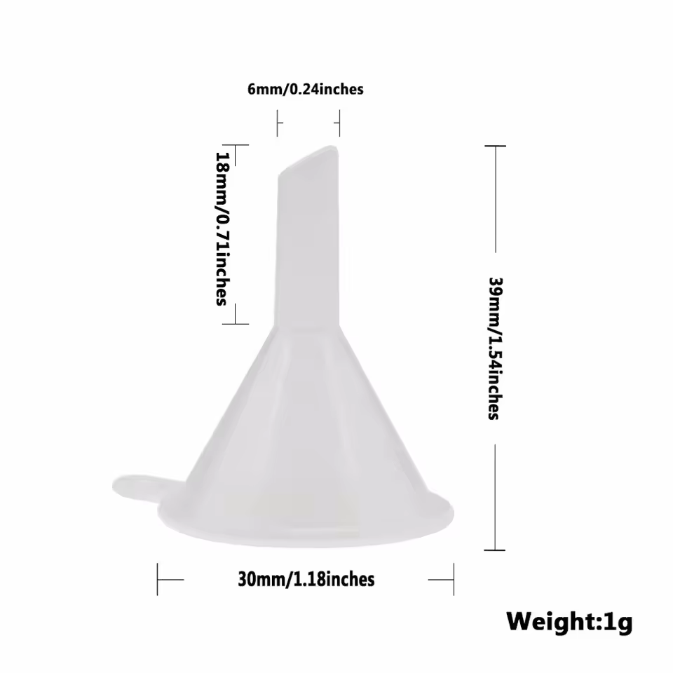 Distributeur de poudre en verre, boîte à pilules avec entonnoir, distributeur de poudre d'épices, stockage Portable de voyage, bouteilles transparentes rechargeables, 4 pièces