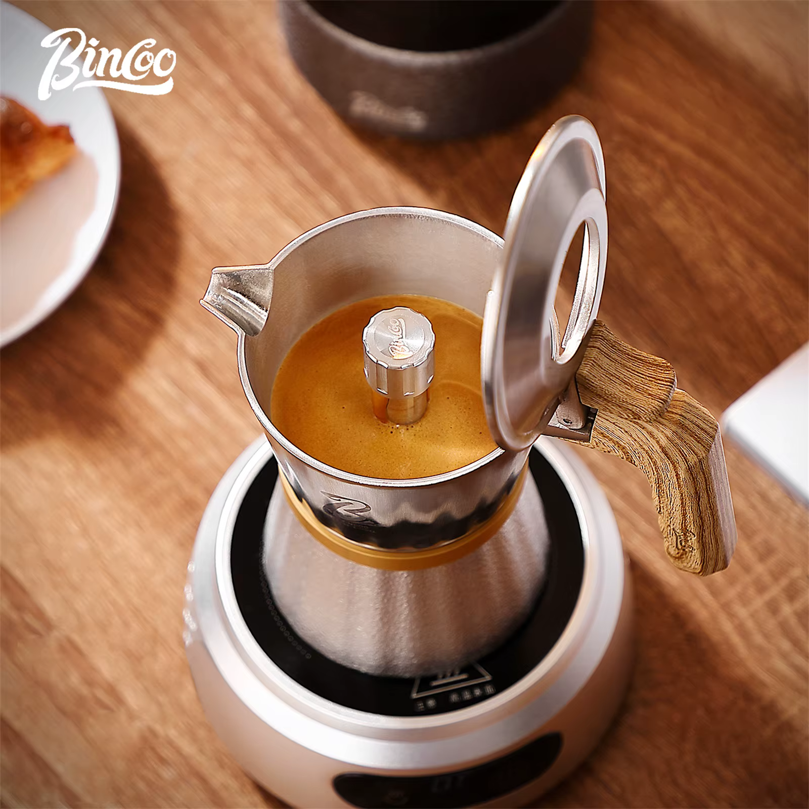 Bincoo Pot Moka à trois vannes