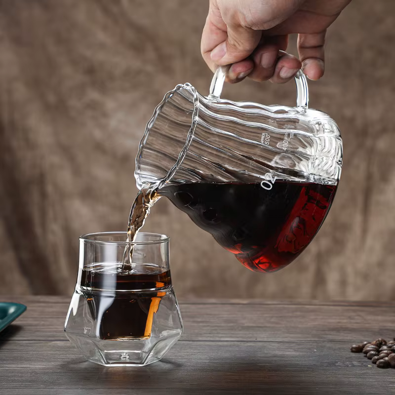 Tasse à expresso en verre à Double paroi