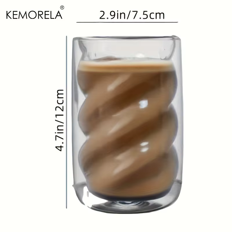 KEMORELA Tasse à café à double paroi