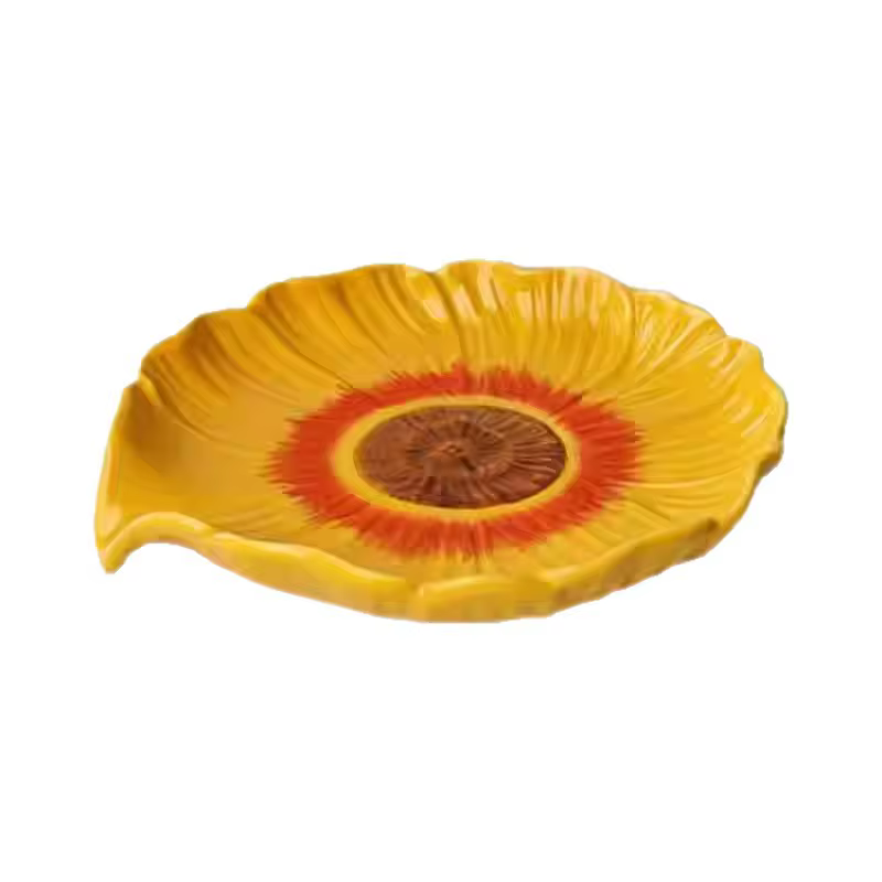 Assiette en céramique Tournesol