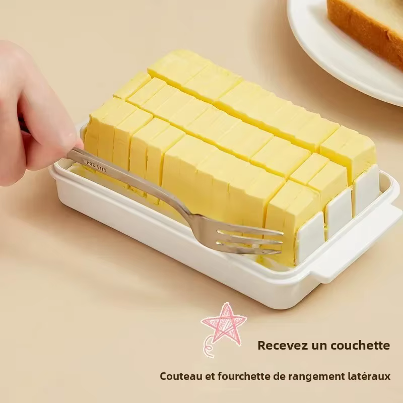 Boîte de rangement de séparation de beurre