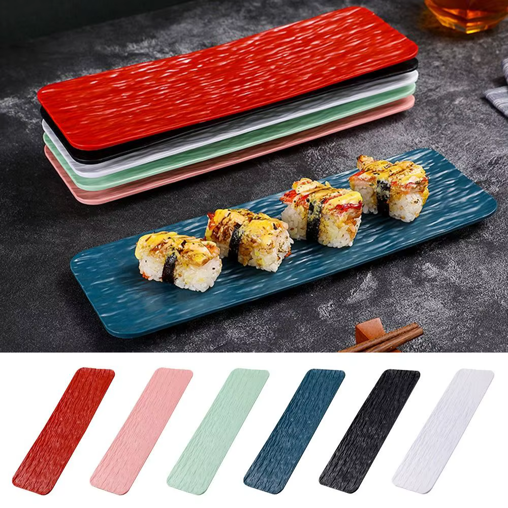 Assiette à Sushi multicolore