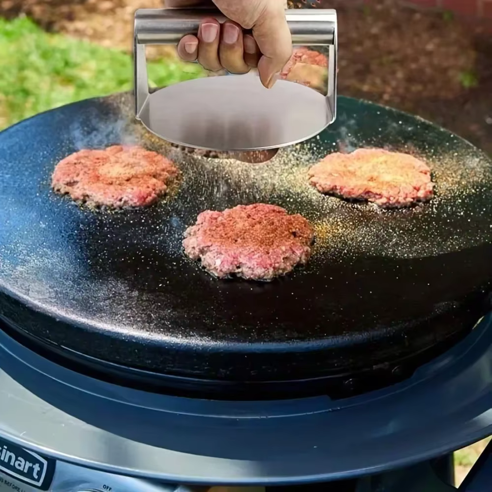 Presse à hamburgers en acier inoxydable