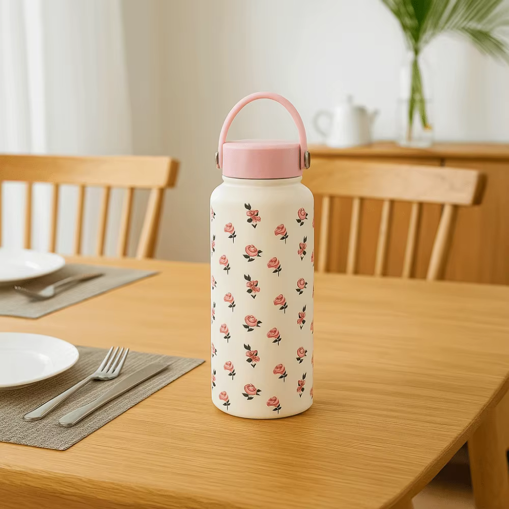 Cadeau INS bouteille d'eau isolée Portable 1L tasse