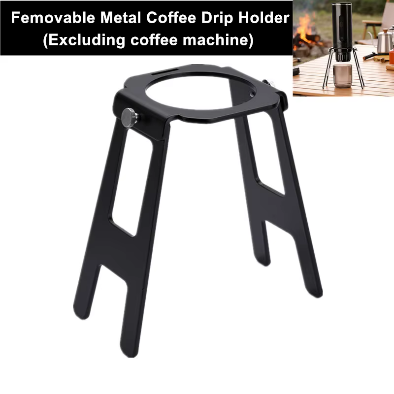 Support d'égouttement de café en alliage d'aluminium Portable détachable
