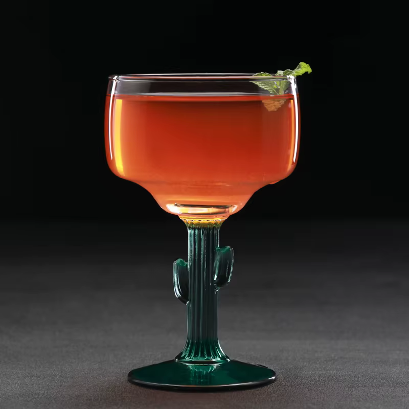 2025 Bar nouvelle créativité Cactus Design Margeritas Mojitos verre à Cocktail Martini tasse fête mariage crème glacée