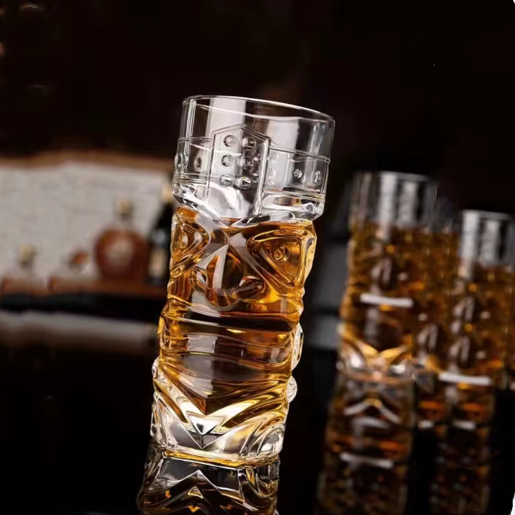 Verre cristal grand bar tiki tasse
