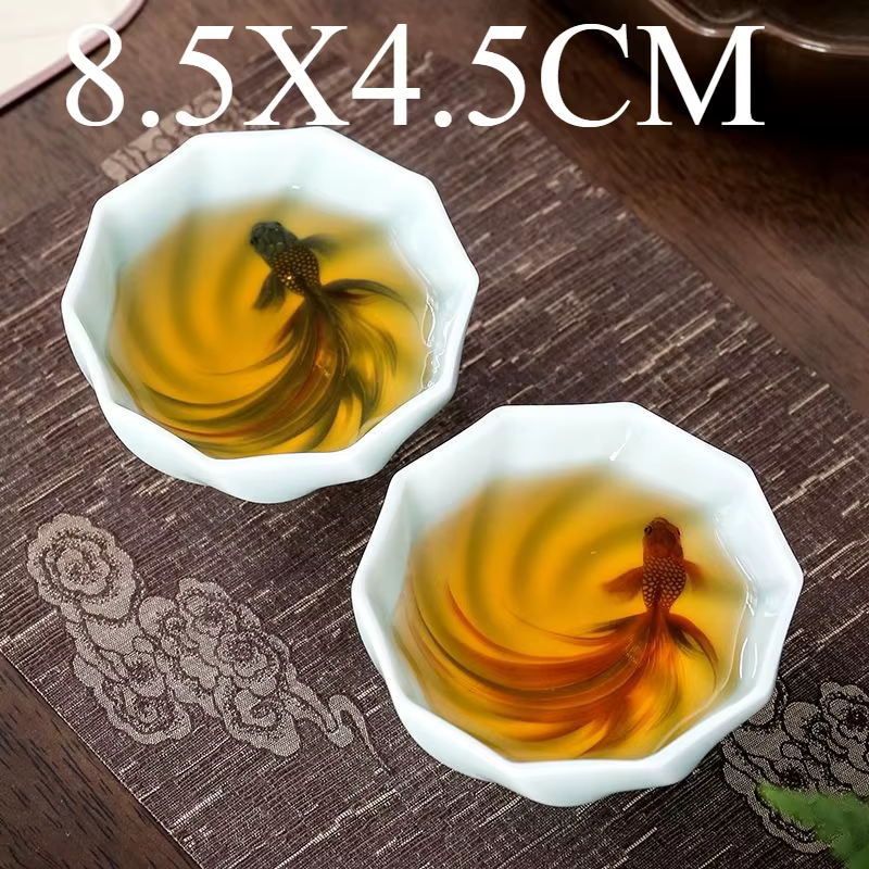 Tasses à thé céladon créatives