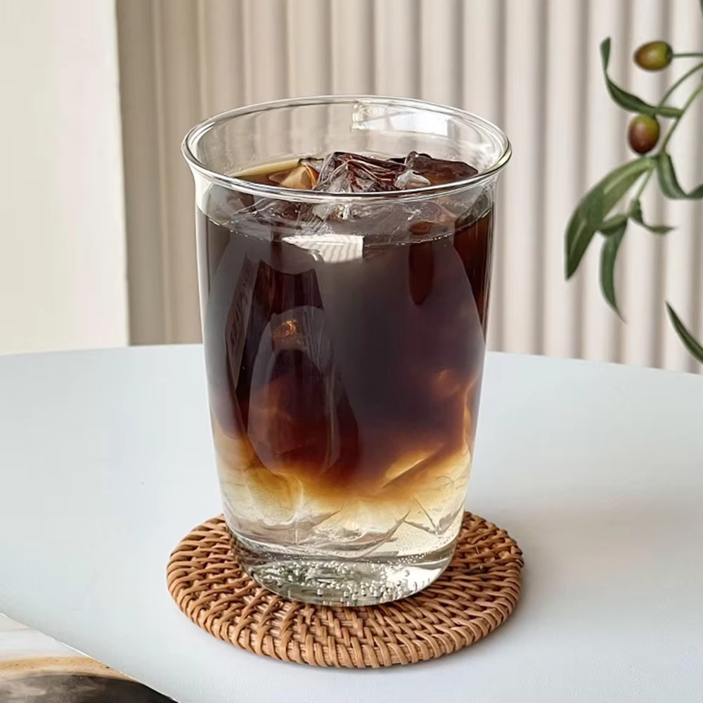 Tasse à café en verre Transparent de 420ml