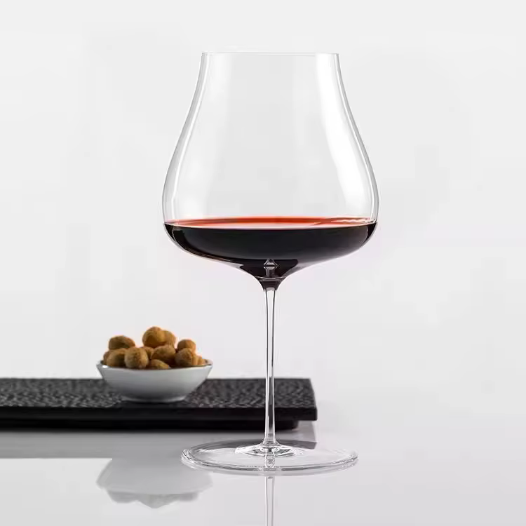 Lot de 2 verres à vin rouge et blanc ultra-fins