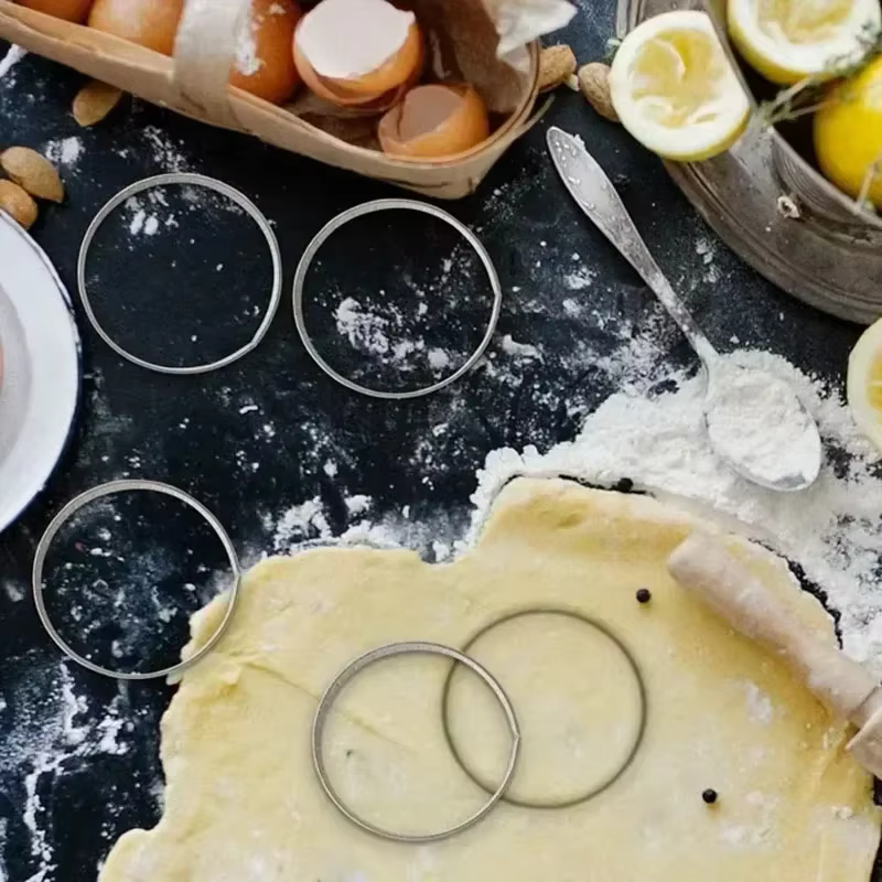 Moule à Tarte en Acier Inoxydable 304 de 4cm