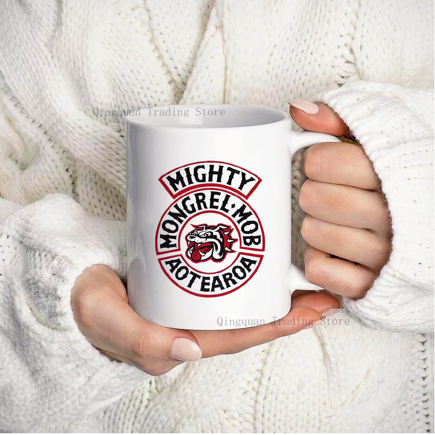 Mongrel Mob tasse émaillée