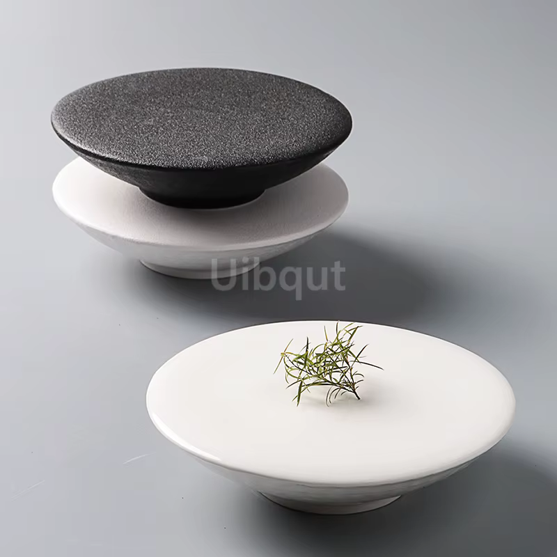 Assiette à Dessert en céramique blanche
