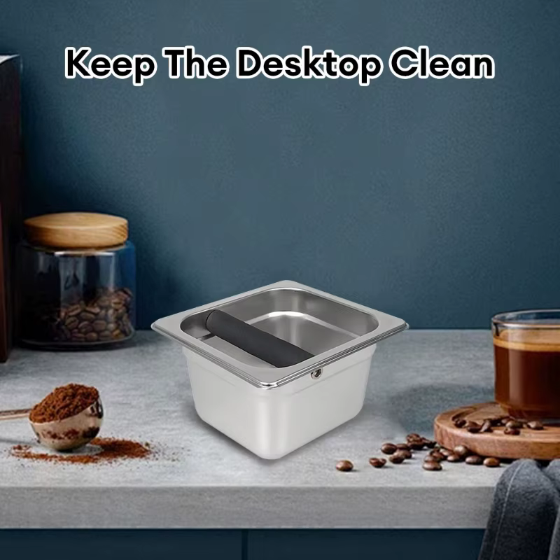 Knock Box-Poubelle à benne pour moudre le café Barista