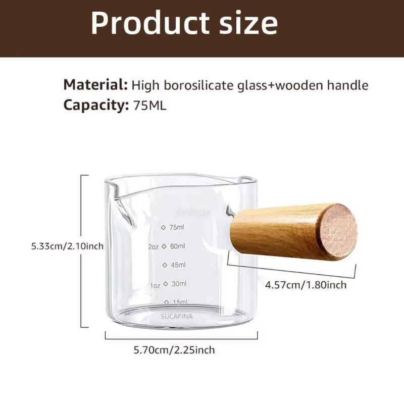 Tasse à mesurer expresso 75ml