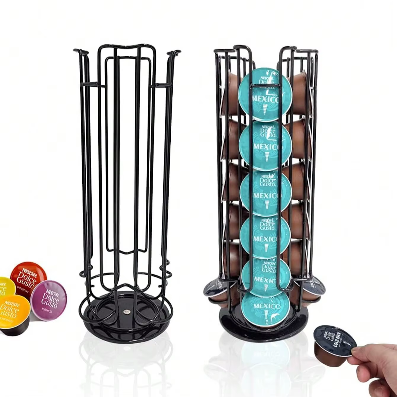 Support de rangement pour capsules de café compatible avec 24