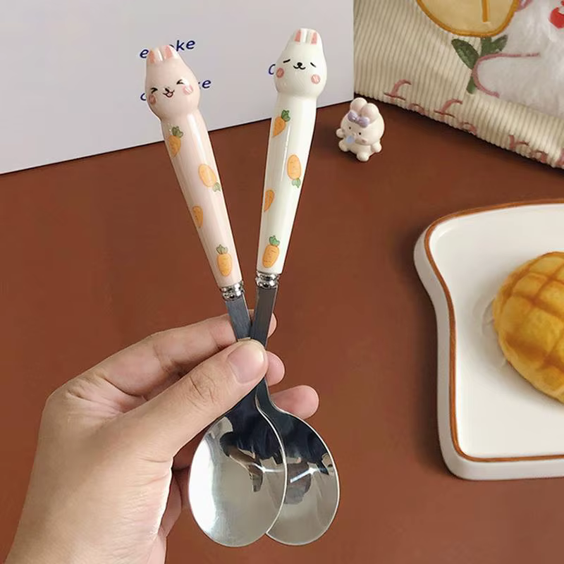 Ensemble de Couverts Mignons en Acier Inoxydable