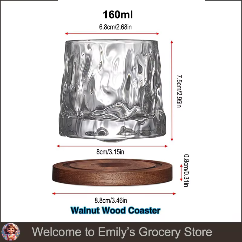 Verre à whisky rotatif créatif et novateur