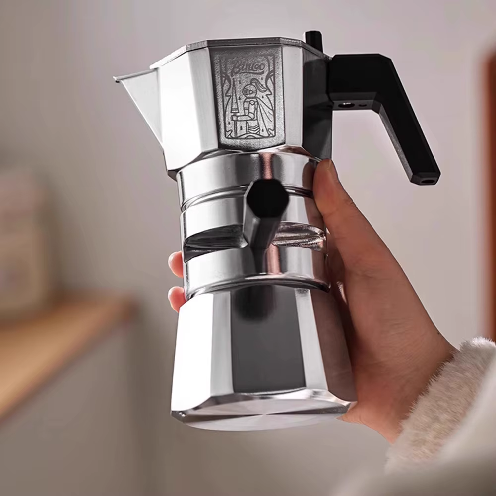 Pot Moka à Double Valve à température constante