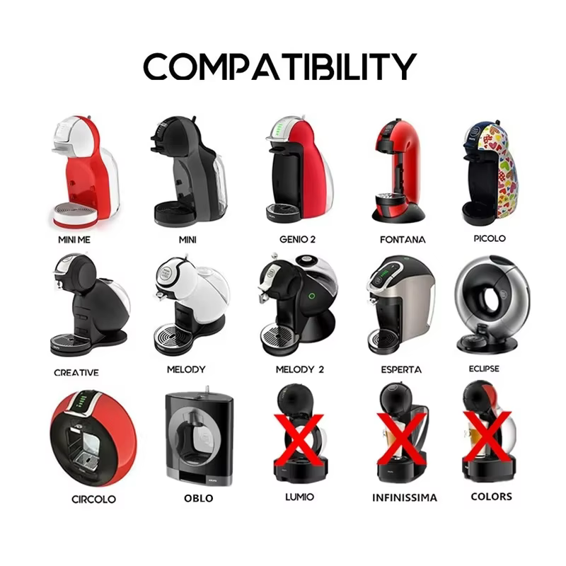 Capsules de café réutilisables pour Machine Nescafe Dolce Gusto