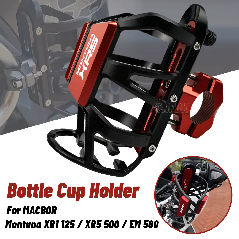 Pour MACBOR Montana XR1 125 XR5 500 huit milles 500 brouilleur moto boisson support de verre d'eau cage porte-bouteille d'eau