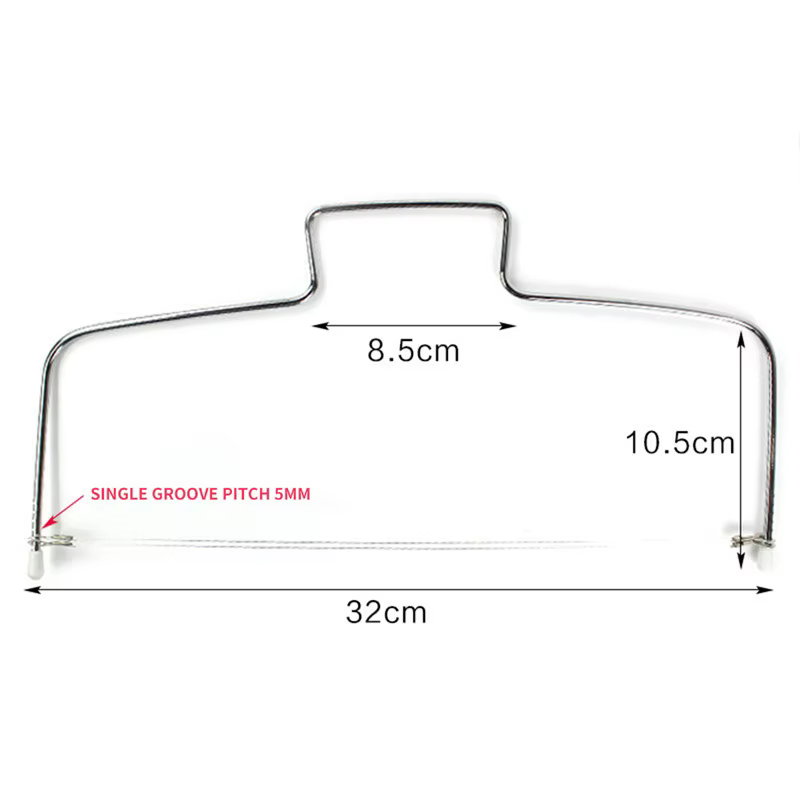 Double ligne gâteau coupe trancheuse cuisine outil de cuisson coupe-gâteau dispositif en acier inoxydable réglable