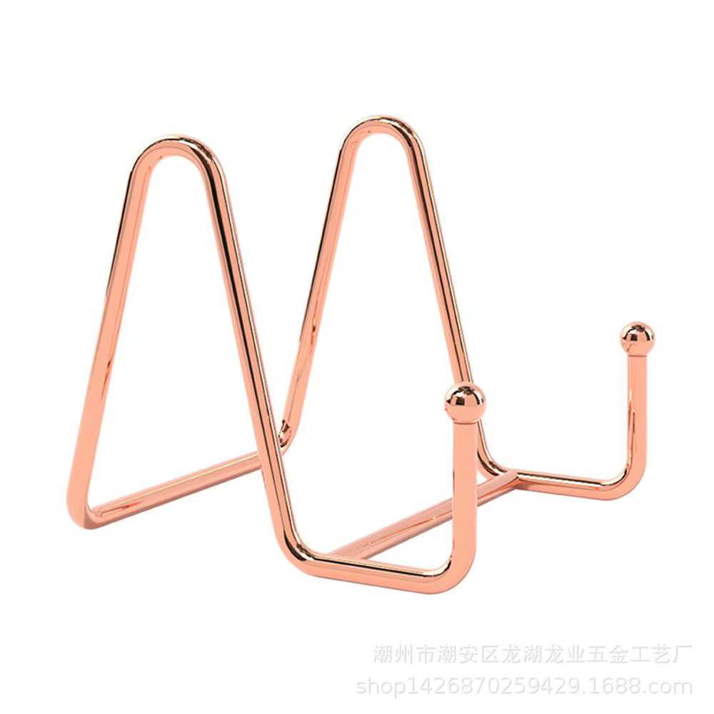 Support de Présentation Décoratif pour Assiettes et Plats en Métal – Présentoir de Table pour Objets Artistiques