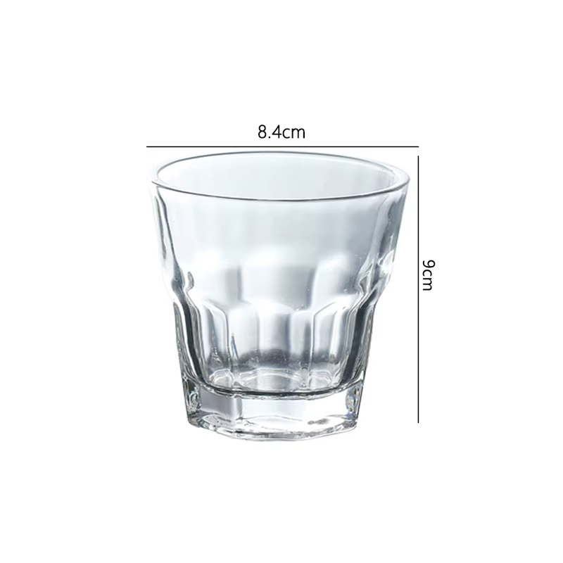 Verre à whisky à fond épais de 240ml/145ml
