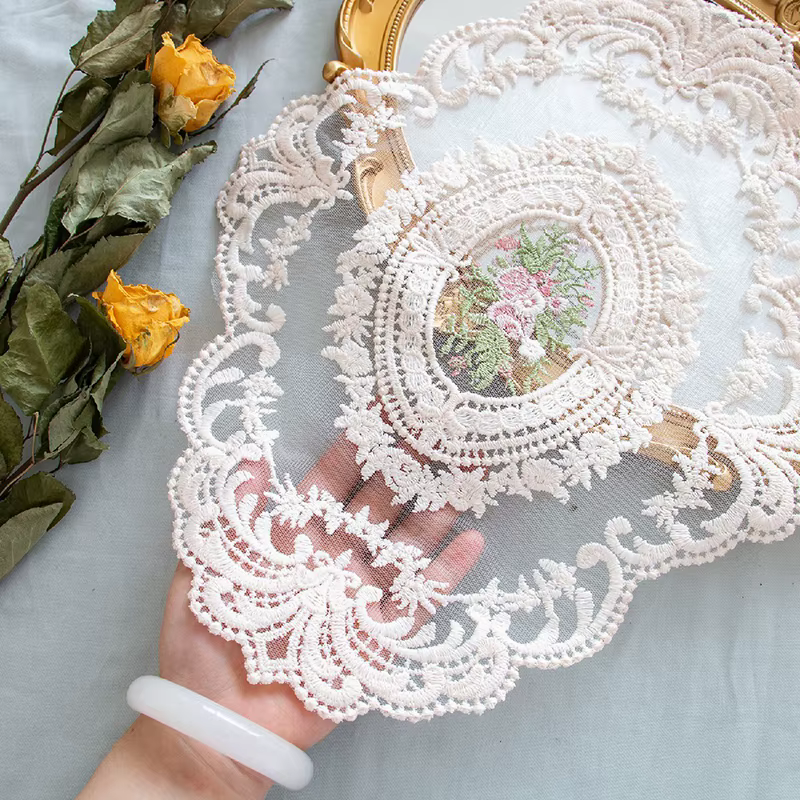 Nappe de Table Vintage en dentelle