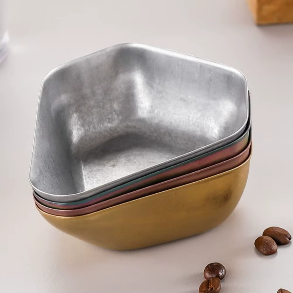 Tasse doseuse de grains de café en acier inoxydable