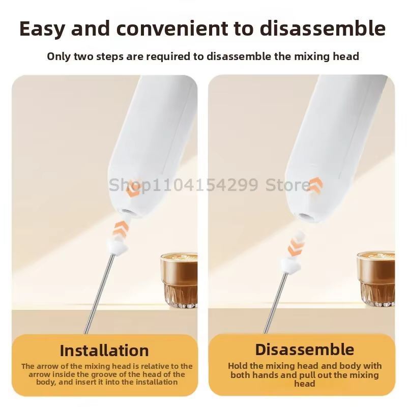 Mousseurs à lait sans fil mélangeur électrique portatif Mini cafetière