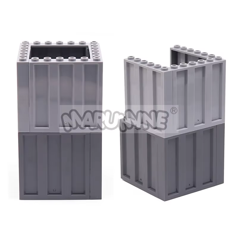 Marumine 30 pièces 23405 panneau 1x6x5 plaque ondulée MOC modèle Kit conteneur voiture piste accessoires briques de construction idée pièces