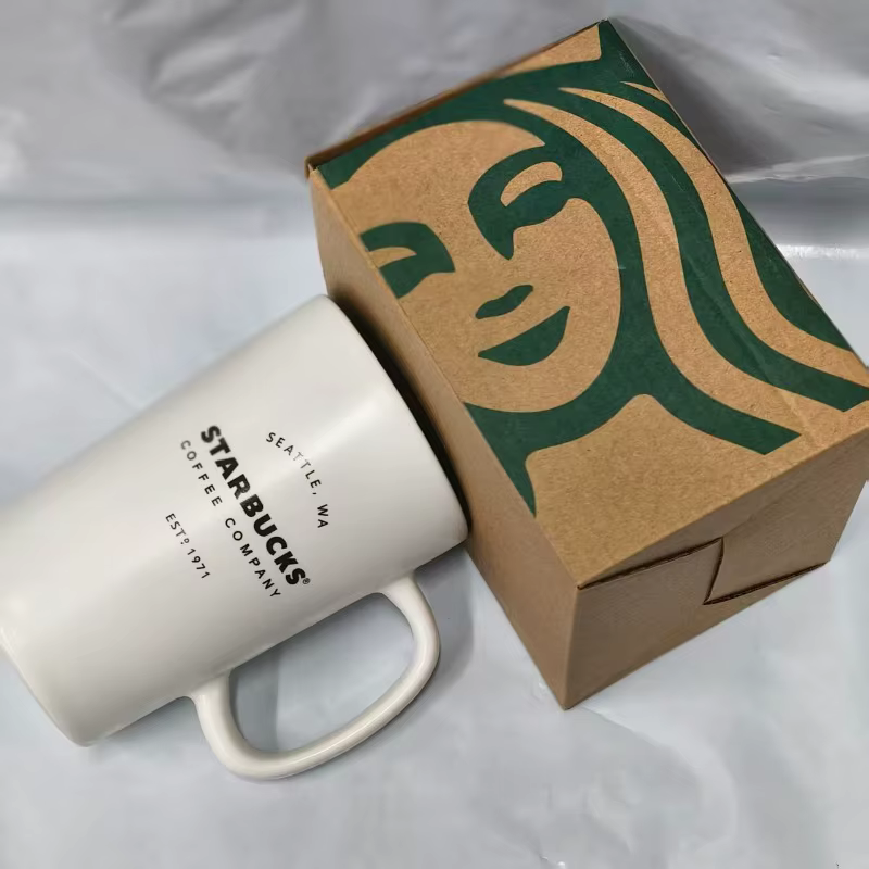 Mug à café en céramique blanc classique Starbucks 355 ml
